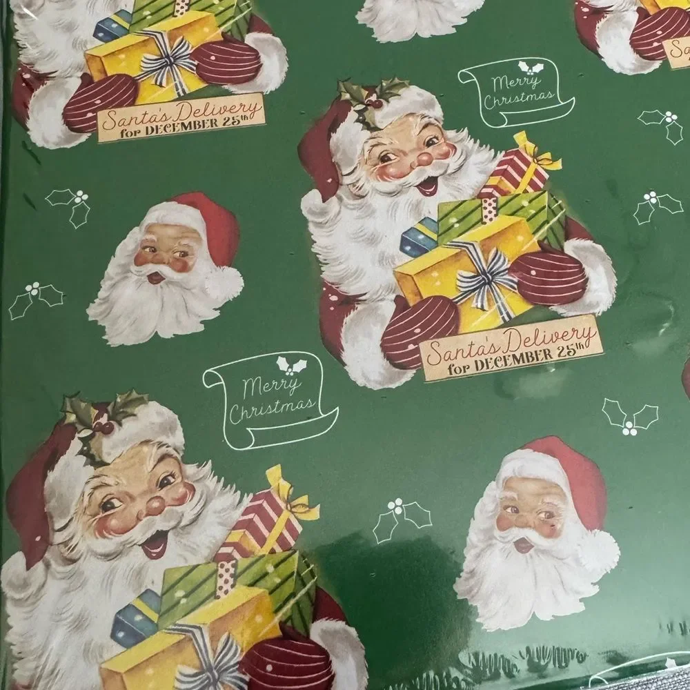 Vintage Santa Christmas Holiday Gift Shirt Boxes Set